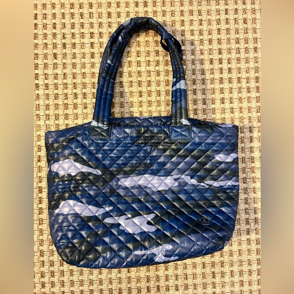 Oliver Thomas Bags Oliver Thomas Medium Quilted Black Navy And Grey